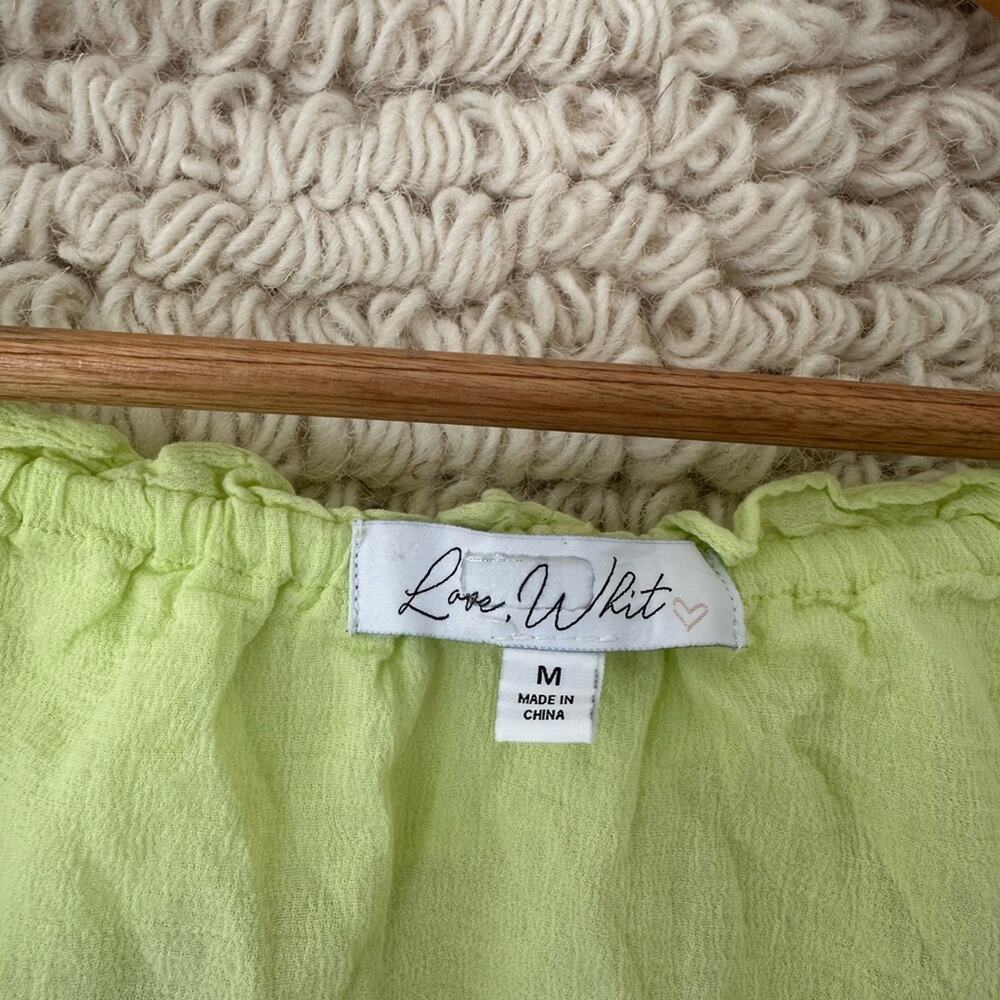 Love Whit Citron Ruffle Blouse - Picture 3 of 6
